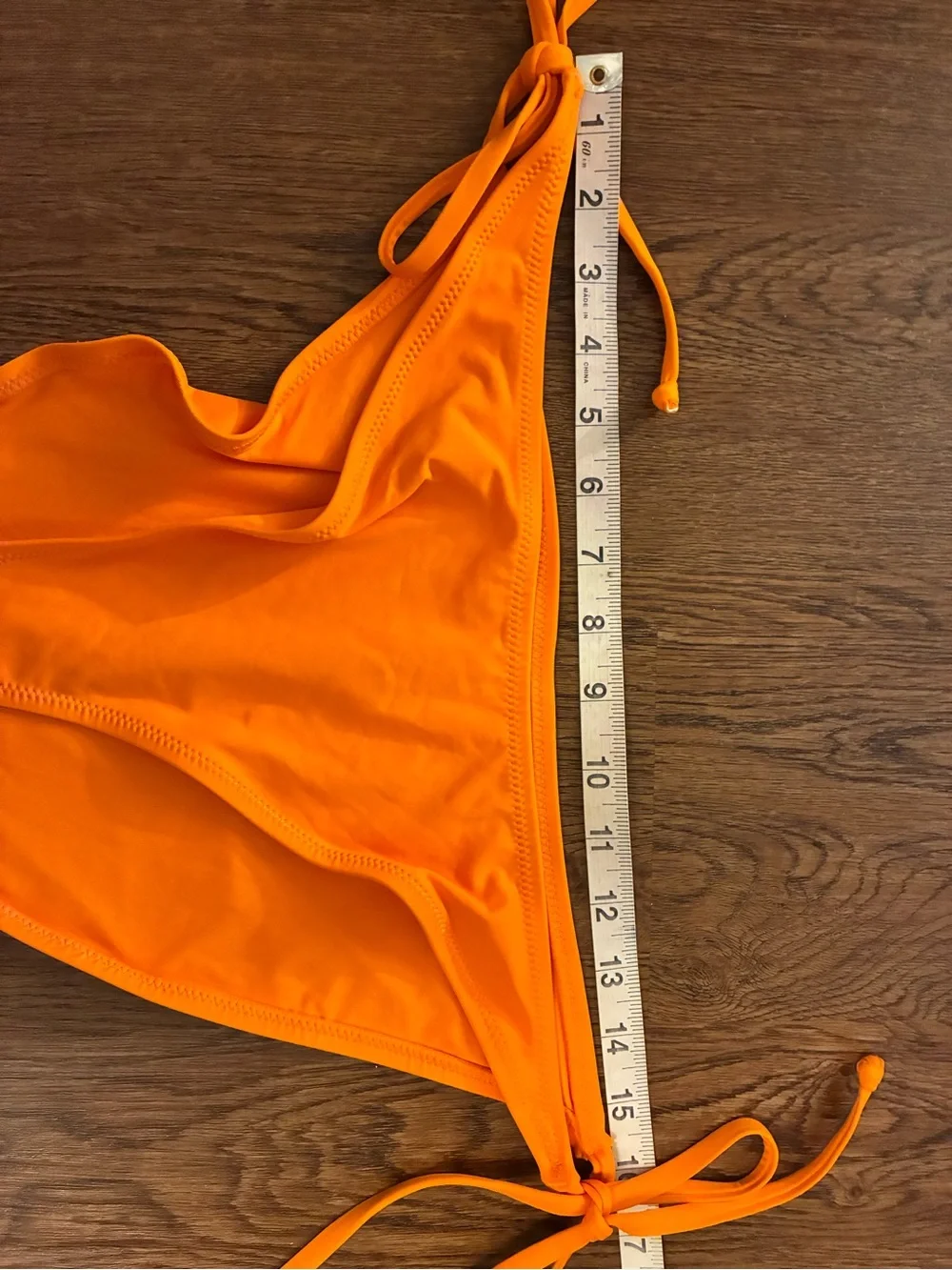 Skims NWT Dipped Tie Bottom Bikini Bottoms in Orange - Size 2X
